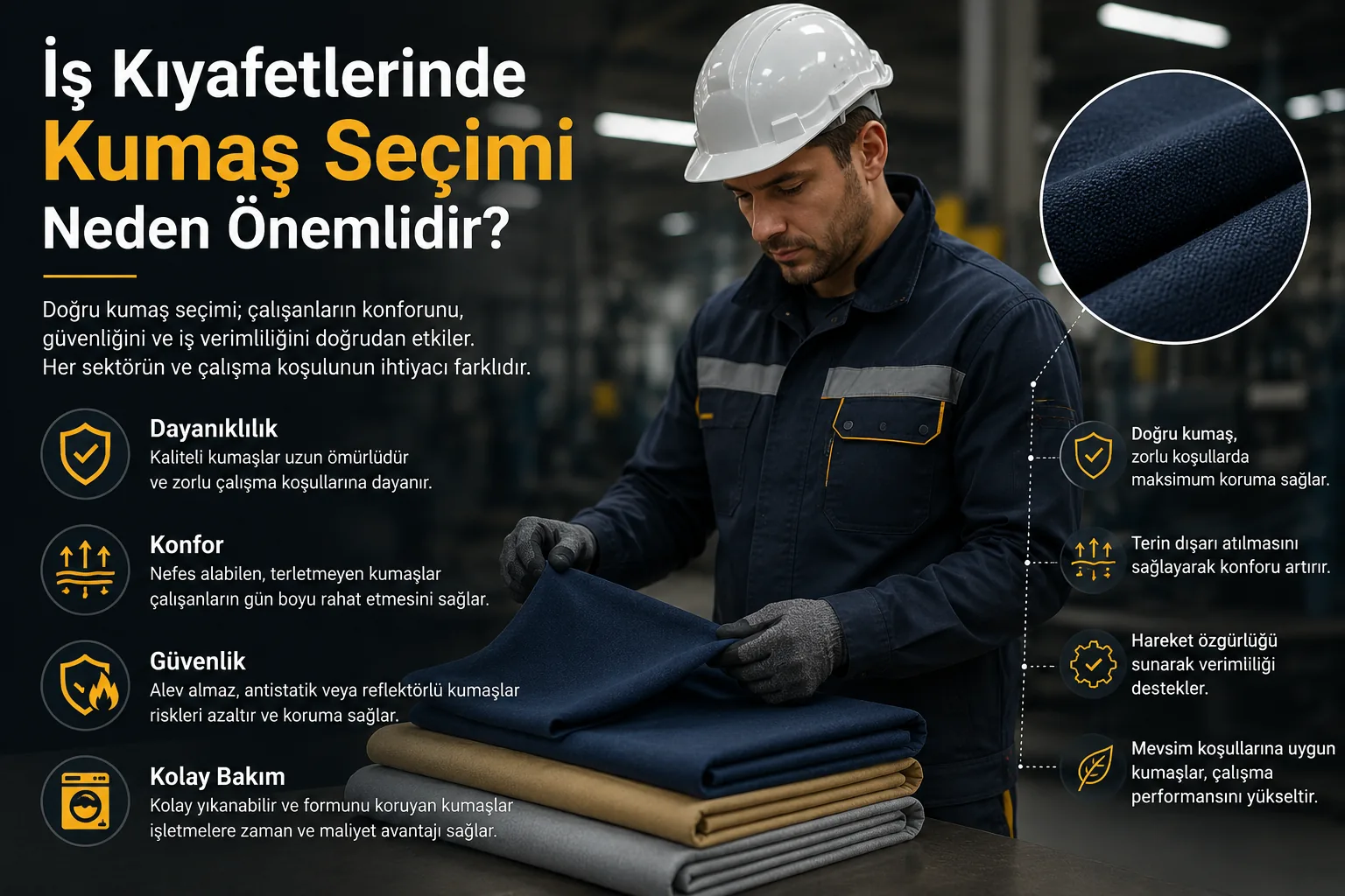 İş Kıyafetlerinde Kumaş Seçimi Neden Önemlidir?